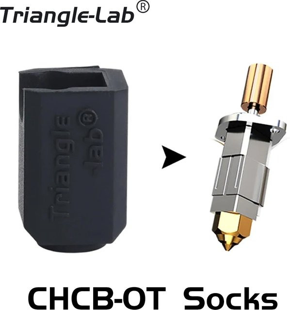 Trianglelab CHCB-OT Hotend Silikonsocken in Schwarz, hitzebeständig bis 300 Grad Celsius - Bild 1
