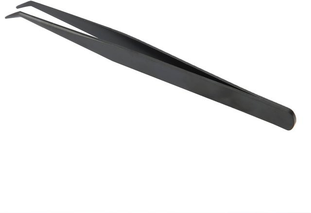 Koogeelife Wimpern-Applikator, Edelstahl, Gebogen, Schwarz - Bild 1