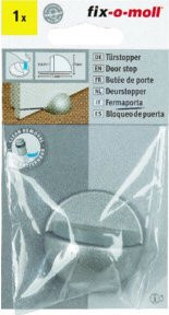 Suki Türstopper aus Metall in Silber, Durchmesser: 4,5 cm, Höhe: 2,5 cm - Bild 1