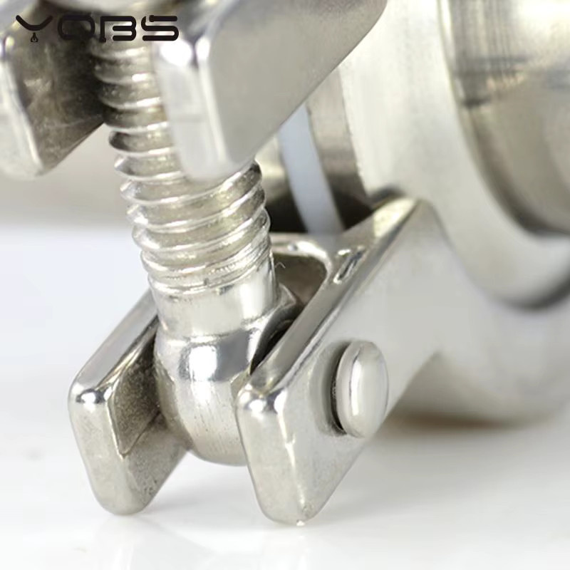 YQBS Sanitär-Schnellverbinder mit Innengewinde und Tri-Clamp Anschluss aus Edelstahl SS304 in Silber mit PTFE- oder Silikondichtung - Bild 3
