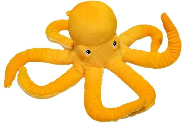 Simulation Oktopus Meerestier Plüsch, Gelb, 40cm - Bild 1