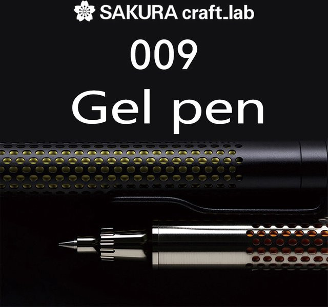 SAKURA Craft-lab 009 Gelstift mit schwarzer Tinte und 0,5 mm Spitze - Bild 1
