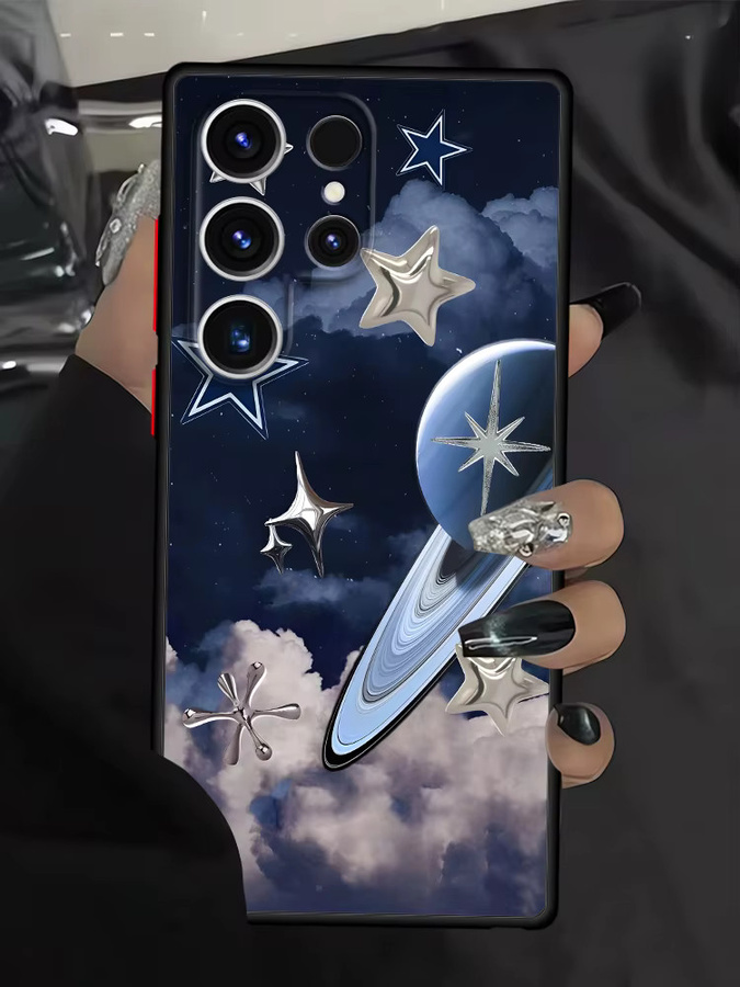 Handyhülle Collage Sterne Mond für Samsung Galaxy S21 S22 S23 S24 S25 S26 S20 Plus FE Ultra Note 20 10+ in Multicolour - Bild 6