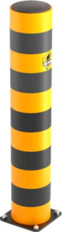 Ampere Rammschutz-Poller Rack-Mammut® Strong aus Kunststoff in verkehrsgelb, Durchmesser: 20 cm, Höhe: 110 cm - Bild 2