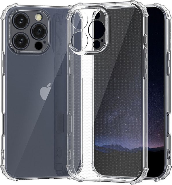 Transparente Silikonhülle für Apple iPhone Modelle, stoßfeste und weiche TPU-Schutzhülle in Klar - Bild 1