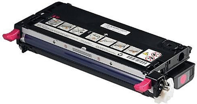 Dell XG727 3110cn Magenta Kit Tonerpatronen in Pink und Schwarz für ca. 4000 Seiten (593-10167) - Bild 1