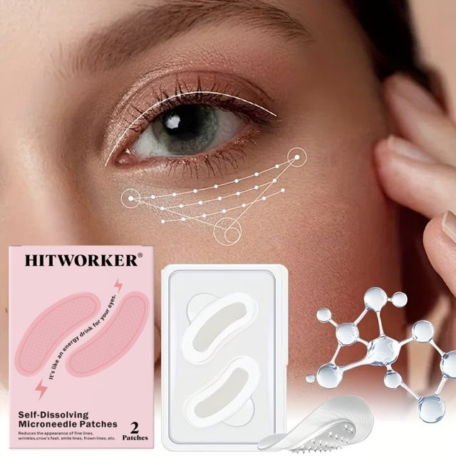 Hyaluronsäure Mikronadel-Gesichtspflaster, Gesicht und Augen, Unisex - Bild 1