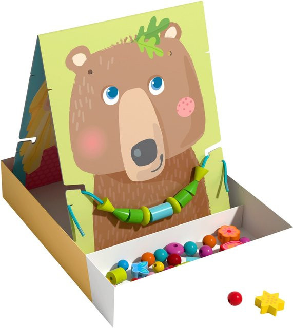 HABA Fädelspiel Schmuckstücke, Holz, ab 3 Jahre - Bild 1