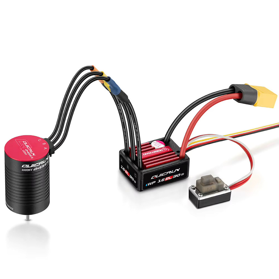 Hobbywing QuicRun WP 16BL30 G2 Brushless ESC 2030SL G2 5000KV/6500KV/7800KV 2435SL G3 4500KV/6500KV Motor für 1/16 1/18 RC-Auto, Fahrzeuge - Bild 2