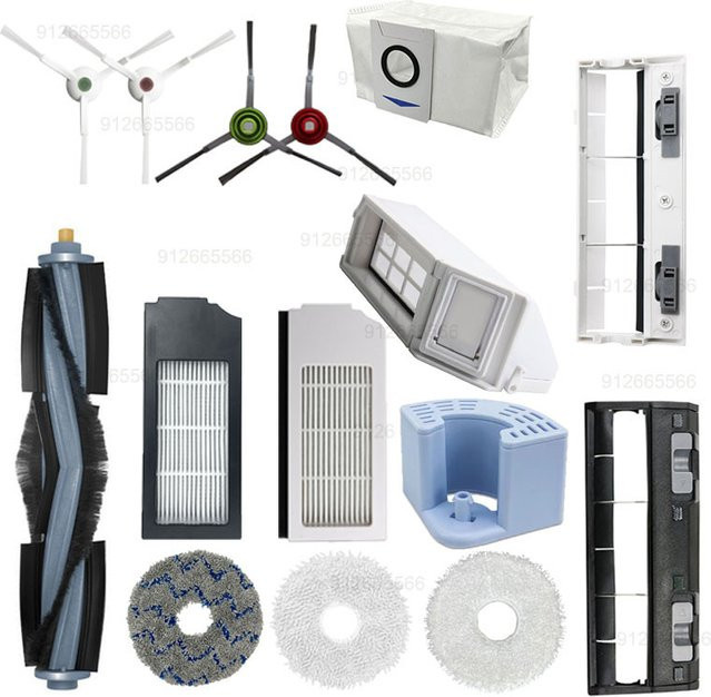 Ecovacs Silberionenmodul für Deebot X1 Omni und Turbo T10 Omni Roboterstaubsauger mit Hauptbürste, Seitenbürste, Filter, Mopp und Staubbeuteln - Bild 1