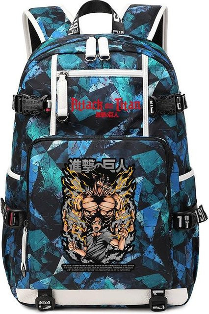 Great Bags Jujutsu Kaisen Schultaschen-Set mit Umhängetasche und Federmäppchen in Multicolour - Bild 1