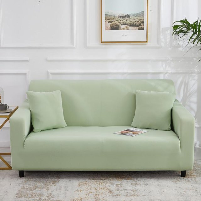 BC-Warm Home Universeller Sofabezug aus elastischer Milchseide in Grün, Breite: 145-185 cm - Bild 1