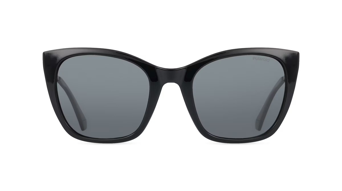 Polaroid Sonnenbrille, Vollrand, Quadratisch, Kunststoff-Gestell, schwarz, Damen - Bild 1