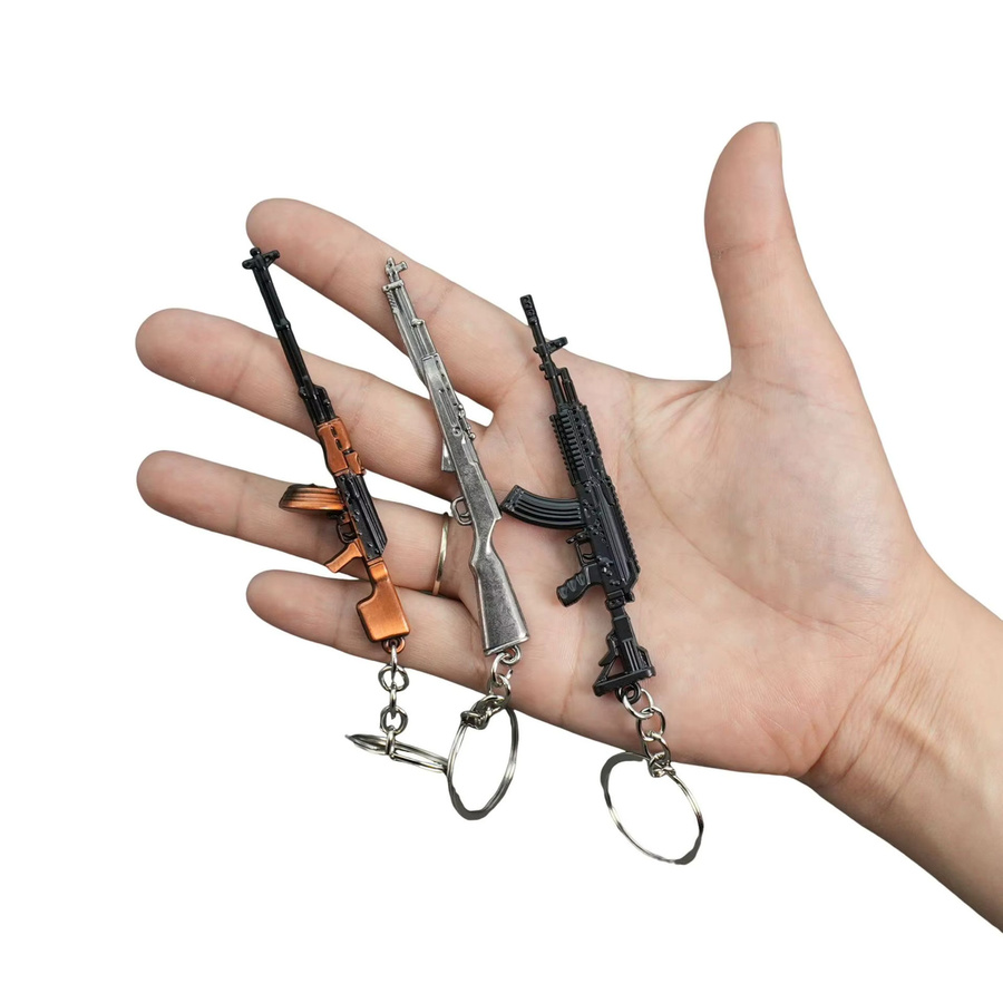 Mofari Labubu Mini-Pistolen, Zubehör, Metall, Bunt / Mehrfarbig, 12-teiliges Set - Bild 2