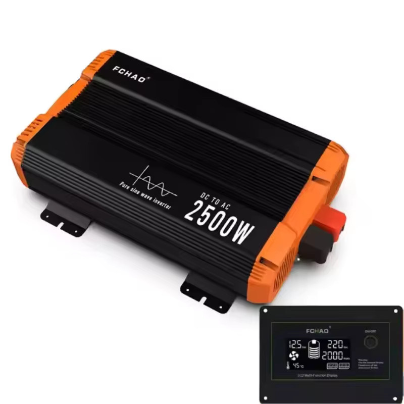 FCHAO 2500W 24V Reiner Sinus-Wechselrichter mit EU-Stecker für Auto, Wohnmobil und Boot - Bild 4