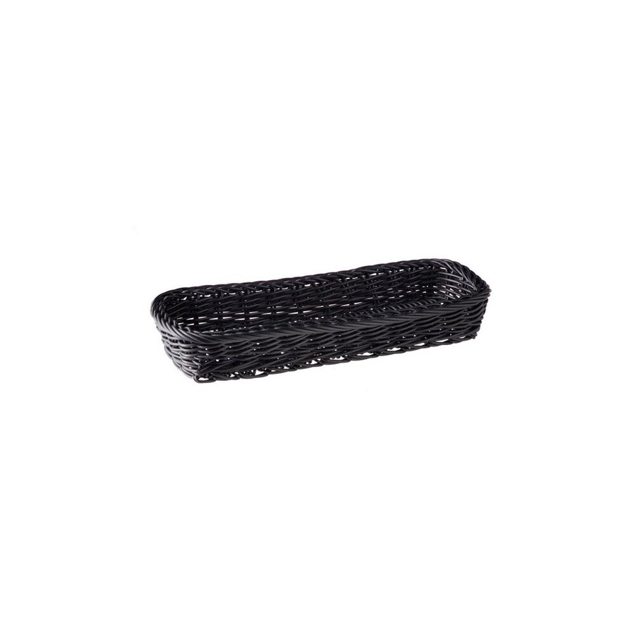 APS Besteckkorb Economic rechteckig Schwarz B/T/H: 27 x 10 x 5 cm - Bild 1