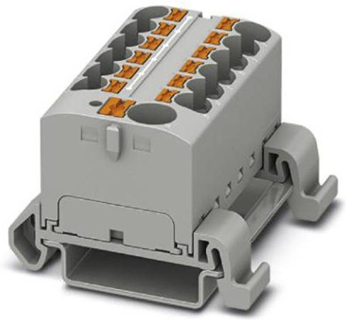 Phoenix Contact Verteilerblock 3273746 Zugfeder Grau 8 Stück Breite: 28,6 mm - Bild 1