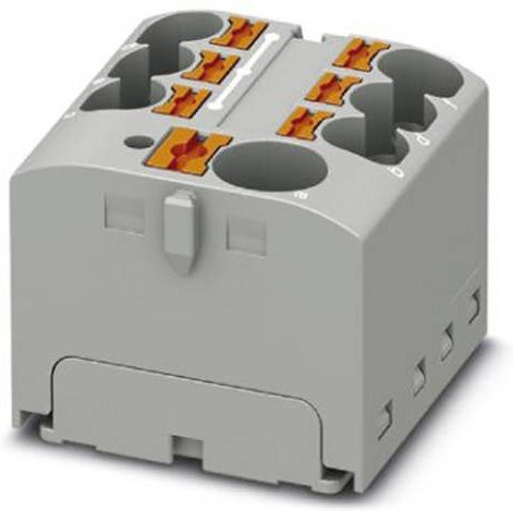 Phoenix Contact Verteilerblock 3273988 Zugfeder Grau 8 Stück - Bild 1
