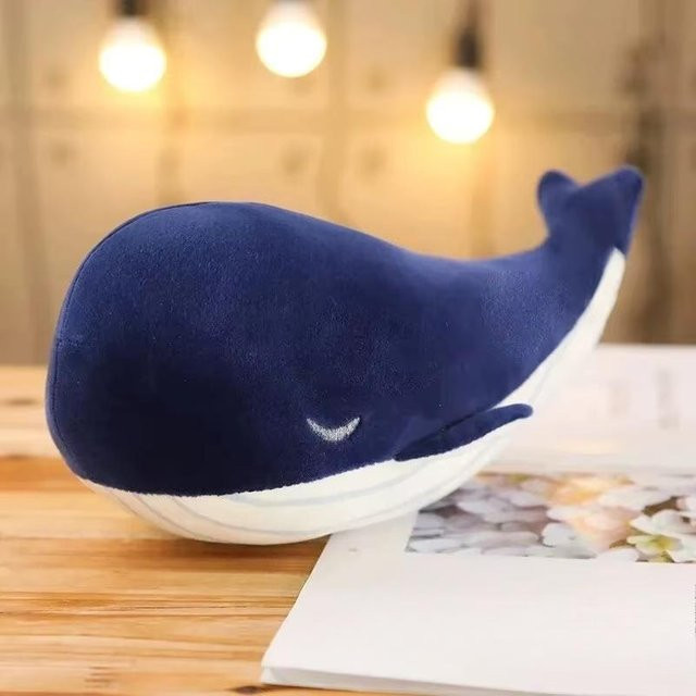 Kidsly Blauwal Plüsch Spielzeug, Meerestiere, Blau, 25 cm - Bild 1