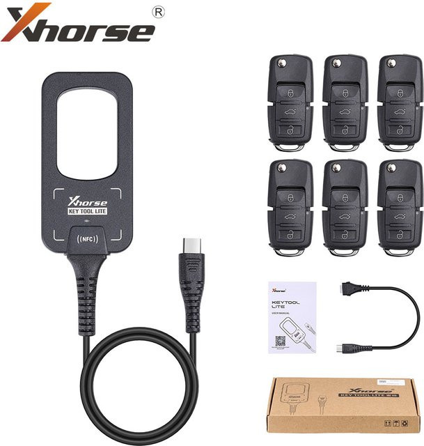 Xhorse VVDI BEE Key Programmer Tool mit Funkfrequenz-Erkennung und Smart Super Chip Clone Funktion in Schwarz - Bild 1