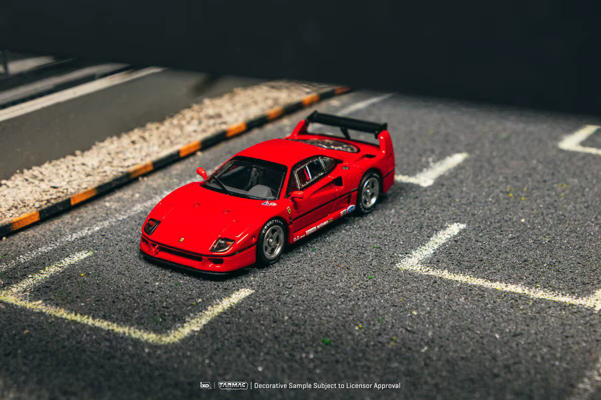 Tarmac Works Ferrari F40, Automodell, 1:64, Rot, Druckguss - Bild 2