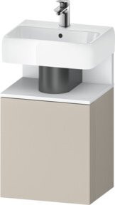 Duravit Waschtischunterschrank Qatego in Weiß matt, B/T/H: 44 x 35 x 64,5 cm - Bild 1