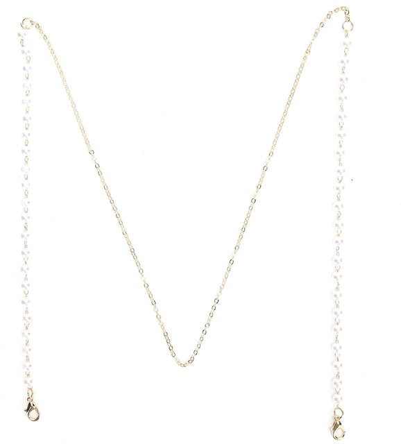 Neoglint Brillenkette Kunstperlen, White - Bild 1