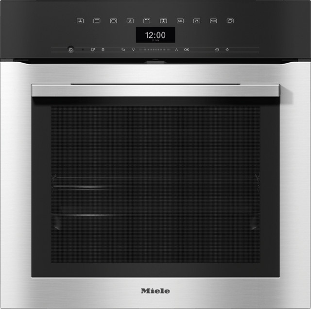 Miele Einbaubackofen H 7364 BP in Edelstahl/CleanSteel mit 76 l Volumen, WLAN, pyrolytischer Selbstreinigung und Pizza-Stufe, Breite: 59,5 cm - Bild 1