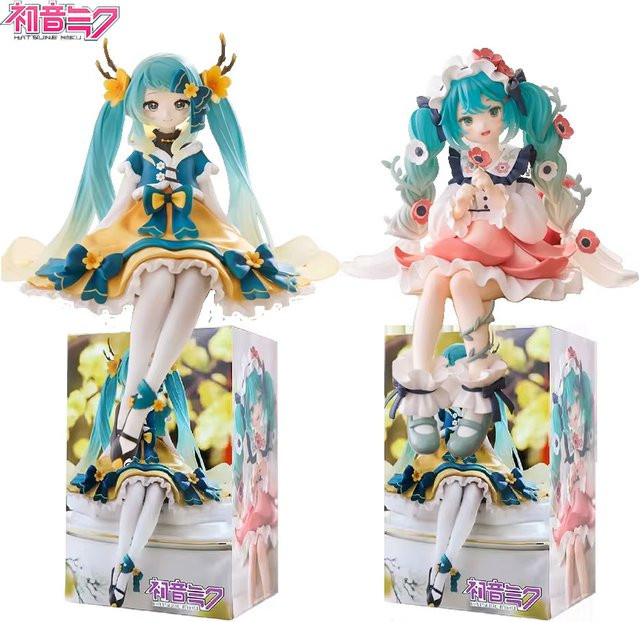 Bandai Hatsune Miku Fantasy Actionfigur, 2-teiliges Set, PVC - Bild 1