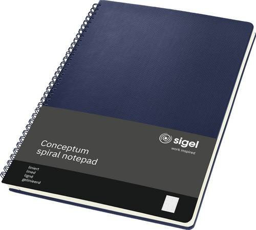 Sigel Spiralblock Conceptum Hardcover CO825 Dunkelblau DIN A4 liniert mit 80 Blatt - Bild 1
