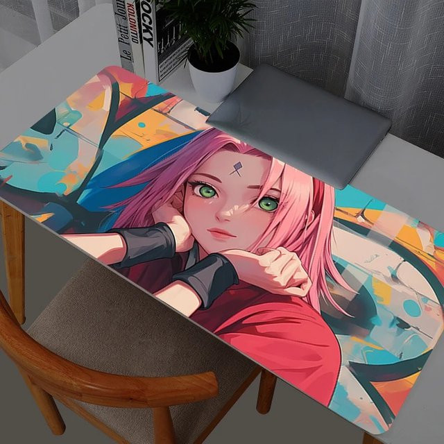 Varmilo Naruto Sakura Haruno Mauspad Multicolour Gaming Zubehör für PC und Tastatur - Bild 1