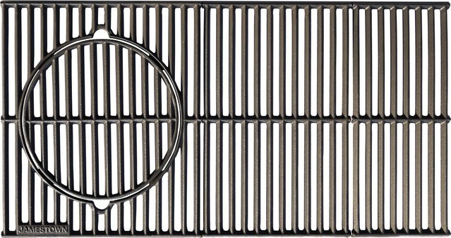 Jamestown Modularer Grillrost aus Gusseisen in Schwarz für Gasgrill KNOX mit 6 Brennern - Bild 1