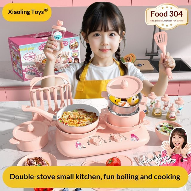 Xiaoling Mini-Küchenset aus Keramik, Spielzeug für Mädchen - Bild 1
