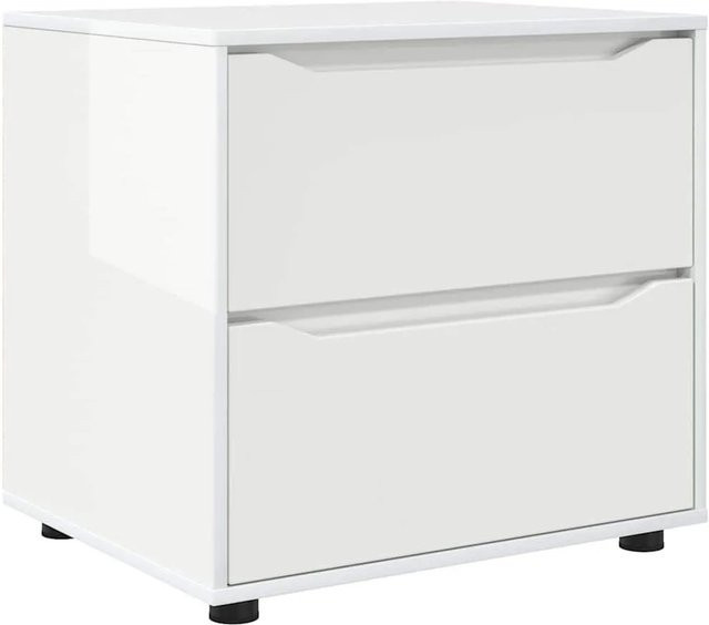 vidaXL Aufbewahrungsschrank Hochglanz Weiß B: 60 cm, T: 48 cm, H: 57 cm - Bild 1