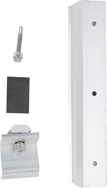 4er-Set Igeteck Solarmodul-Montageschienen Z-Winkel-Kit aus Aluminiumlegierung in Weiß HZ0101 - Bild 1