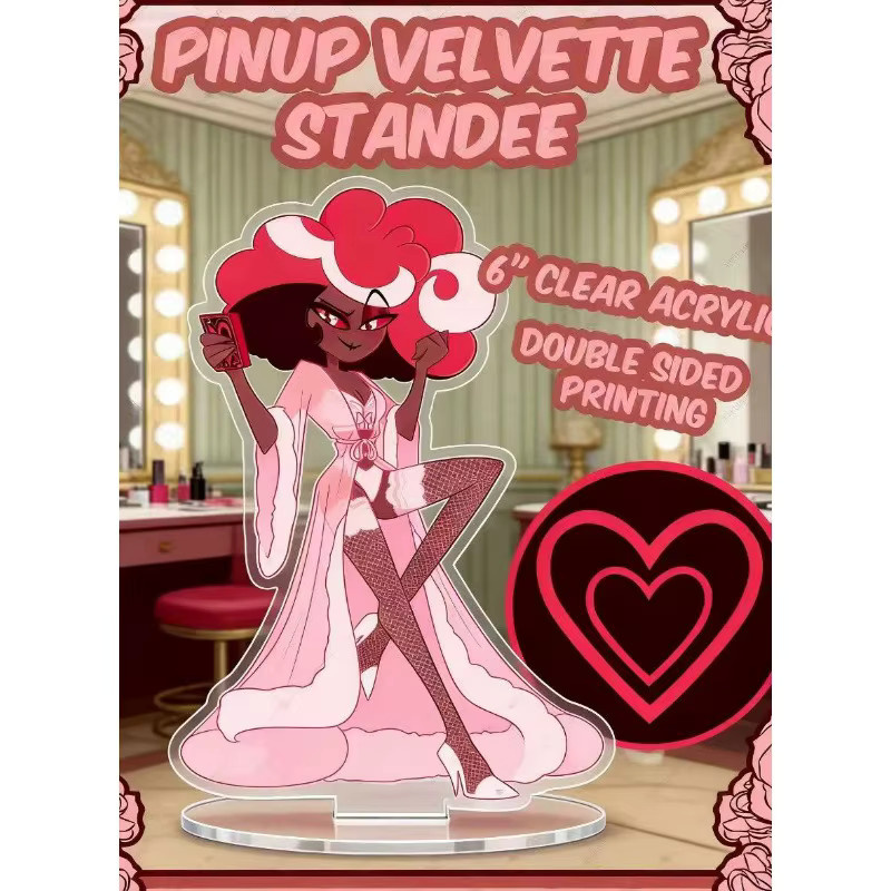 Bandai Hazbin Hotel Standee, Acryl, Kunststoff, Rosa / Pink - Bild 4