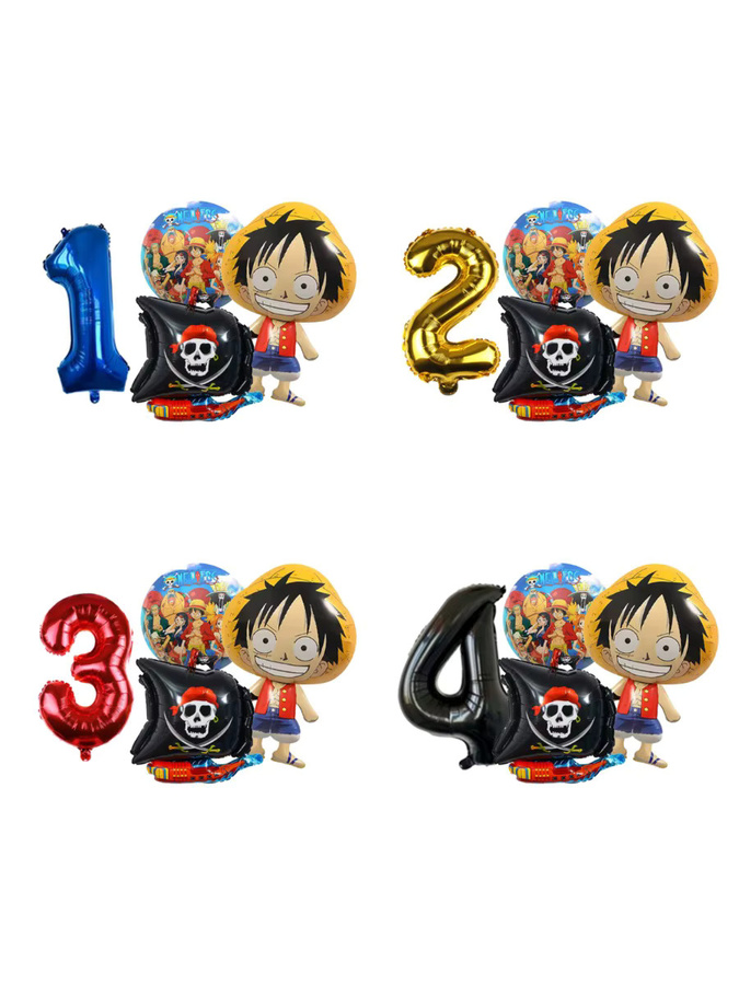 Bandai One Piece Latex-Ballons Set mit bunten Mustern für deine Geburtstagsdekoration - Bild 3