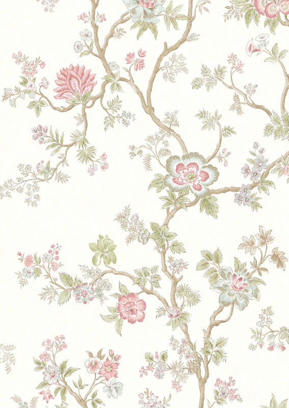 Lewis & Wood Tapete Indienne Mallow in Multicolour mit floralem Design - Bild 2