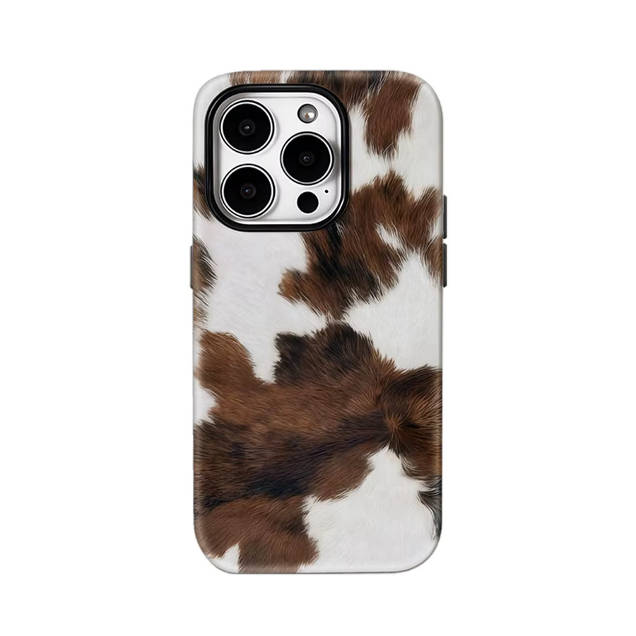 Vintage Rindsleder Handyhülle mit Strukturmuster für Apple iPhone 17 16 15 14 13 Pro Max Plus in Multicolour - Bild 6