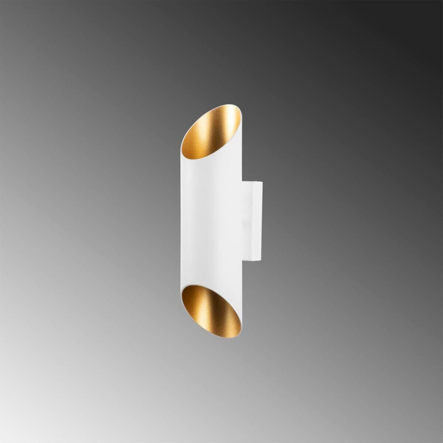 Opviq Wandleuchte Cut in Weiß aus Metall mit 2 G9 Brennstellen, B/H/T: 12 x 30 x 12 cm - Bild 2