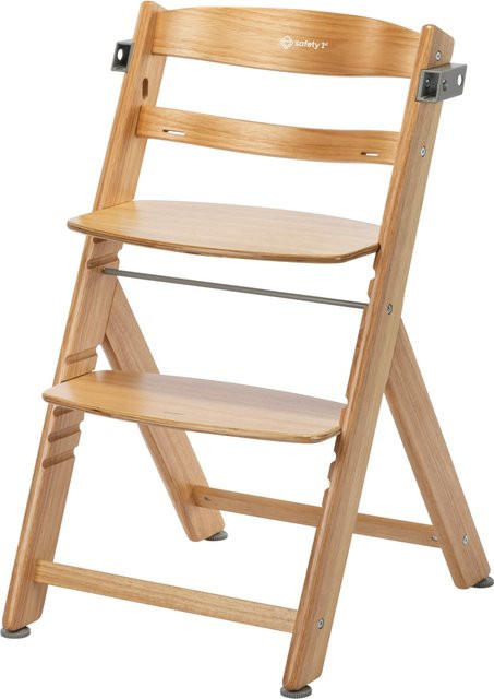 SAFETY 1ST Hochstuhl Toto 2 in Natural Wood und Braun mit Armlehnen - Bild 1