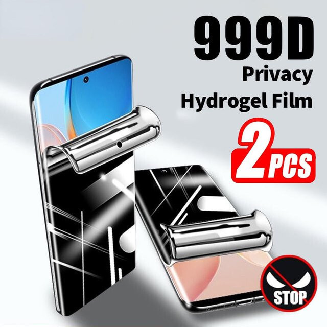 2er-Pack Anti-Spy Privatsphäre Hydrogel Displayschutz für Motorola Moto G15 G24 Power G05 G04s G04 G35 G45 G55 G64 G75 G85 5G - Bild 1