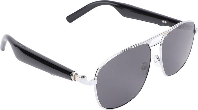 KONNWEI KI Übersetzungsbrille mit 144 Sprachen, Polarisierte Gläser, Intelligente Bluetooth 5.3 Sonnenbrille in Schwarz, IP65 Wasserdicht, Aviator-Stil - Bild 1
