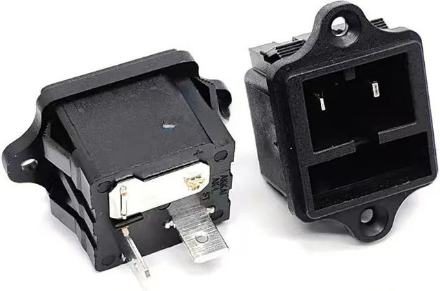 Alpicool Stromanschluss Buchsenanschluss für Auto-Kompressor-Kühlschrank C25 C40 T50 C75 in Schwarz - Bild 1