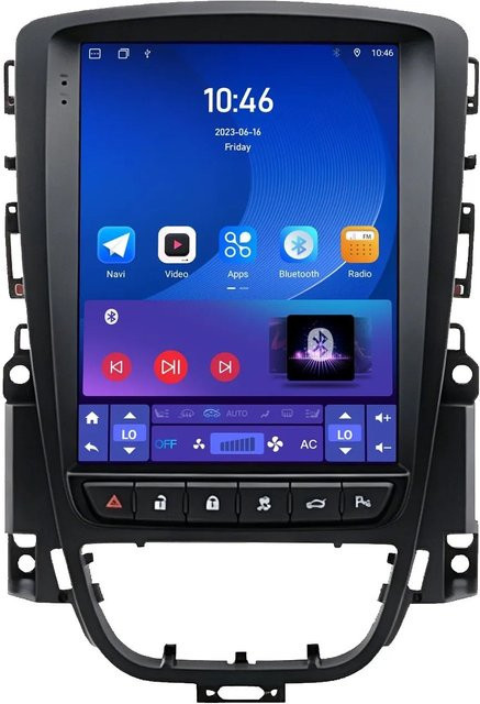Junsun Autoradio für Opel Astra J 2009-2013 in Schwarz mit Cellular-Funktion - Bild 1
