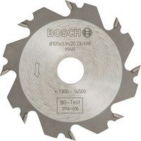 Bosch Scheibenfräser Hartmetall Silber Ø 105 mm x 20 mm x 4 mm, 8 Zähne - Bild 1