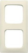 Busch-Jaeger 2-fach Rahmen für Kanalabdeckungen in Weiß - Bild 1