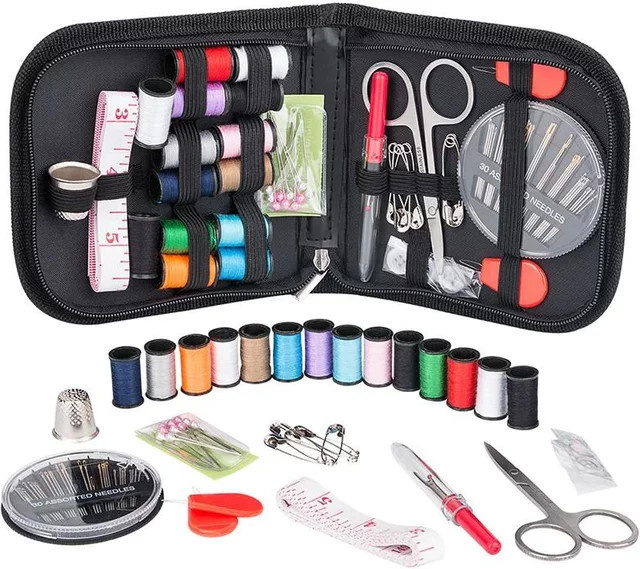 Multifunktionales Nähset mit 68 Teilen für DIY-Stickerei und Handnähen, Mehrfarbig - Bild 1