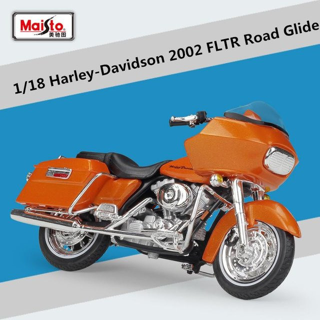 Maisto Harley-Davidson Cvo Road Glide, Sportmotorrad Modell, 1:18, Metall - Bild 1