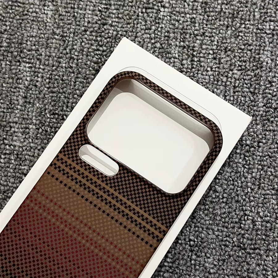 Magnetische Kohlefaser-Handyhülle mit Sternenhimmel-Design für Xiaomi 15, 15S Pro, 15 Ultra und 17 Pro Max, Grau/Mehrfarbig, MagSafe-kompatibel mit Wireless Charge - Bild 2